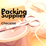 Packing Supplies Checklist